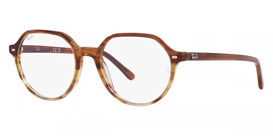 Color: Striped Brown and Yellow (8253) - Ray-Ban RX5395825351