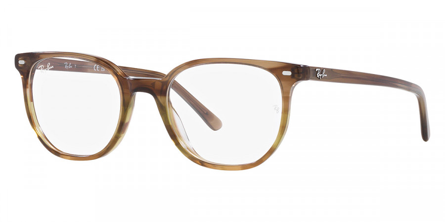 Color: Striped Brown and Green (8255) - Ray-Ban RX5397825550