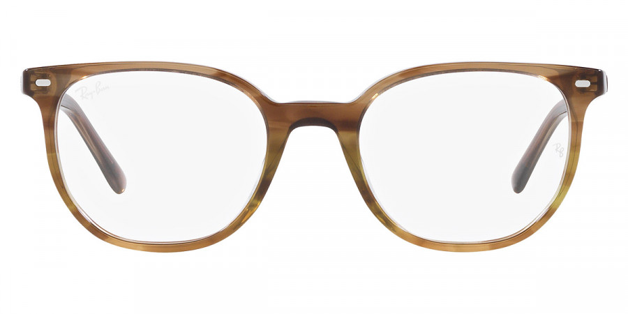 Ray-Ban™ Elliot RX5397F 8255 52 - Striped Brown and Green