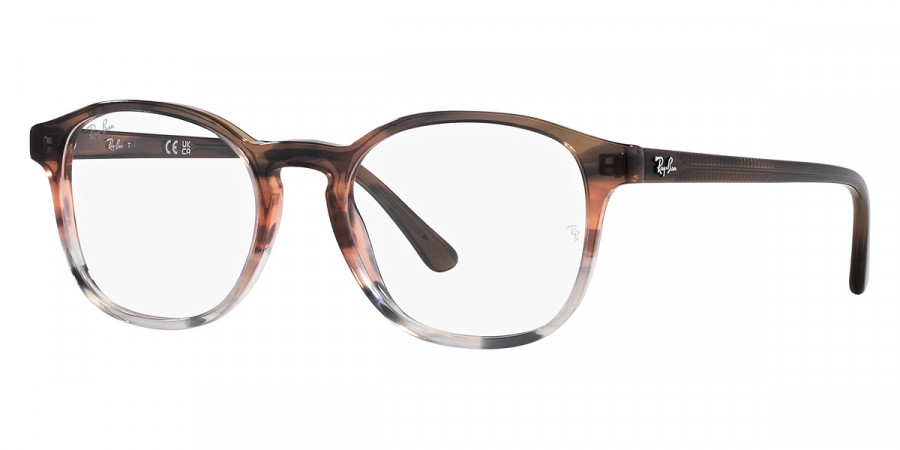 Color: Striped Brown and Red (8251) - Ray-Ban RX5417825150