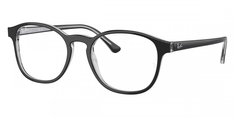 Ray-Ban™ RX5417 8367 50 - Dark Gray on Transparent Gray