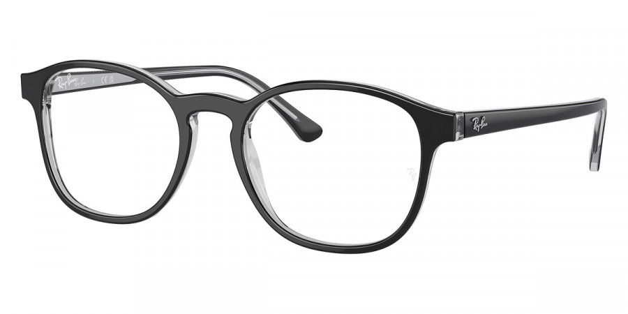 Ray-Ban™ RX5417F 8367 52 - Dark Gray on Transparent Gray