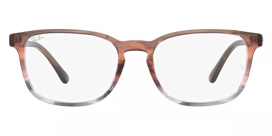 Ray-Ban™ RX5418 8251 56 - Striped Brown and Red