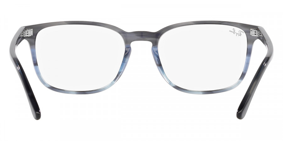 Color: Striped Gray and Blue (8254) - Ray-Ban RX5418825456