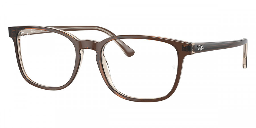 Ray-Ban™ RX5418 8365 54 - Brown on Transparent Light Brown