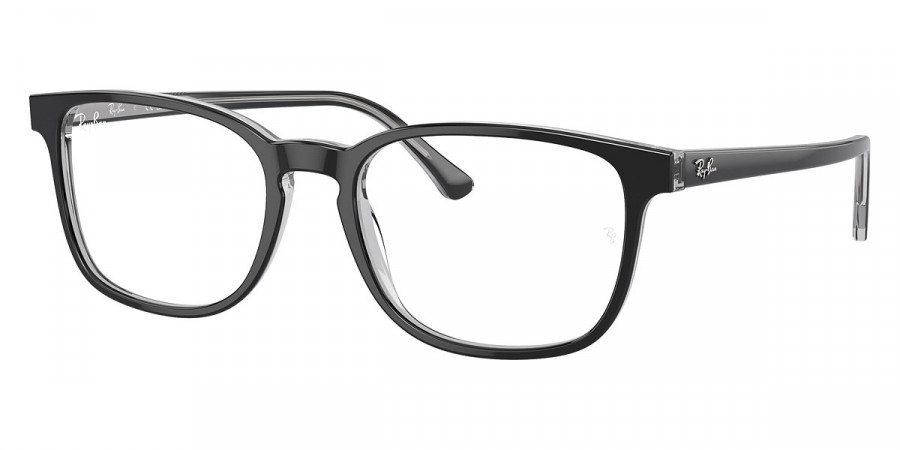 Ray-Ban™ RX5418 8367 56 - Dark Gray on Transparent Gray