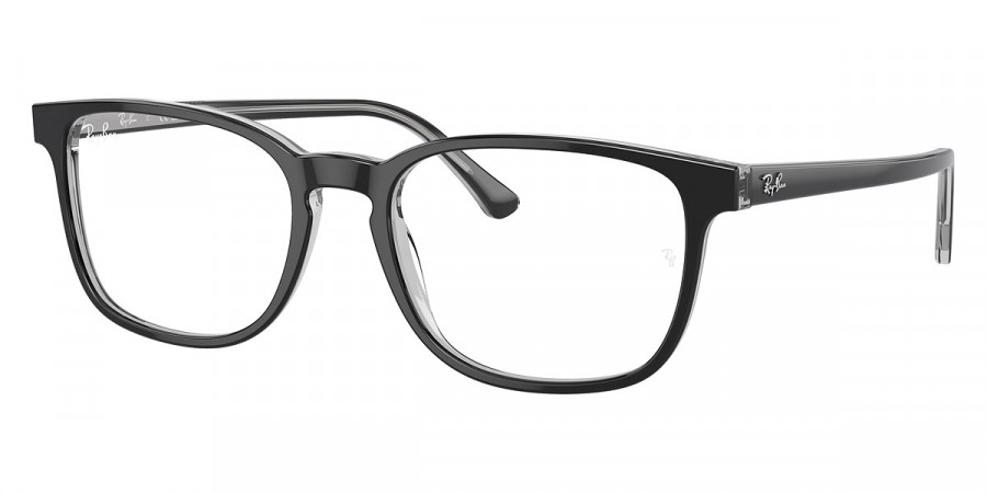 Ray-Ban™ RX5418F 8367 54 - Dark Gray on Transparent Gray