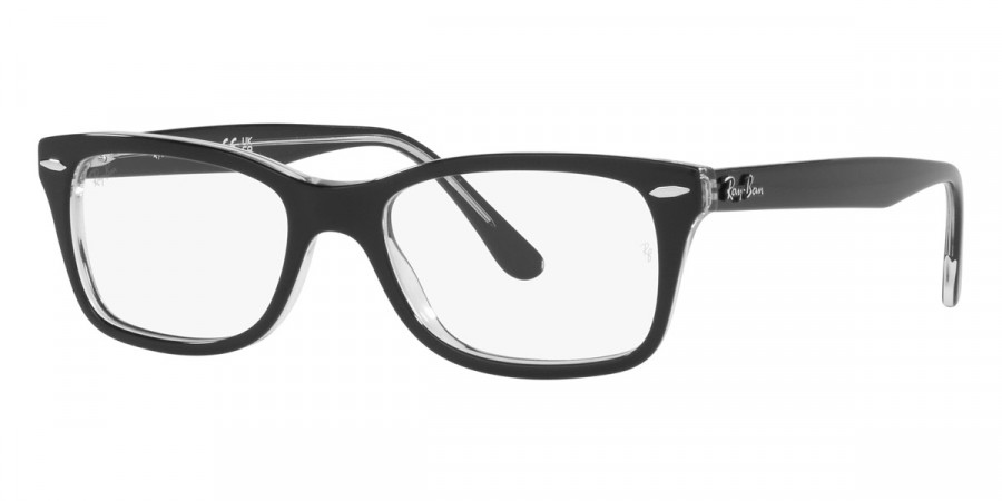 Color: Black on Transparent (2034) - Ray-Ban RX5428203450