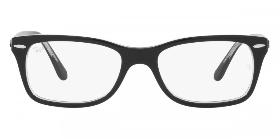 Ray-Ban™ RX5428F 2034 53 - Black on Transparent