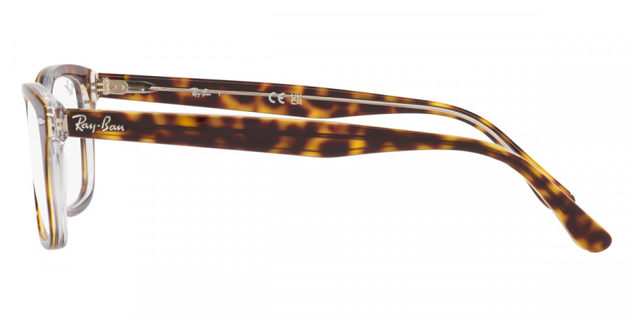 Color: Havana on Transparent (5082) - Ray-Ban RX5428F508253