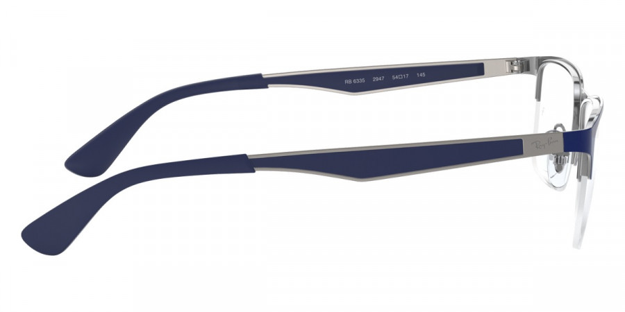 Color: Blue On Gunmetal (2947) - Ray-Ban RX6335294756