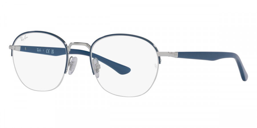 Color: Blue Vallarta on Silver (3145) - Ray-Ban RX6487314552