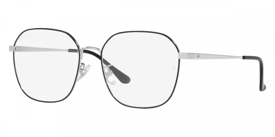 Color: Black on Silver (2983) - Ray-Ban RX6490D298356