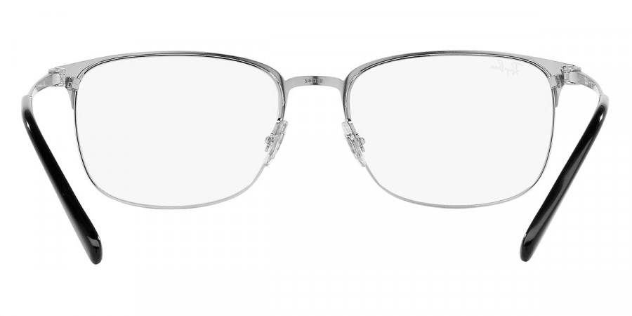 Color: Black on Silver (2861) - Ray-Ban RX6494286156