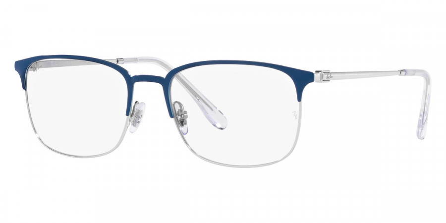 Color: Blue on Silver (3155) - Ray-Ban RX6494315556