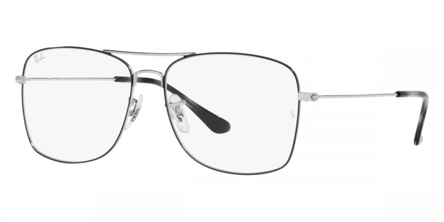 Color: Blue on Silver (2970) - Ray-Ban RX6498297057