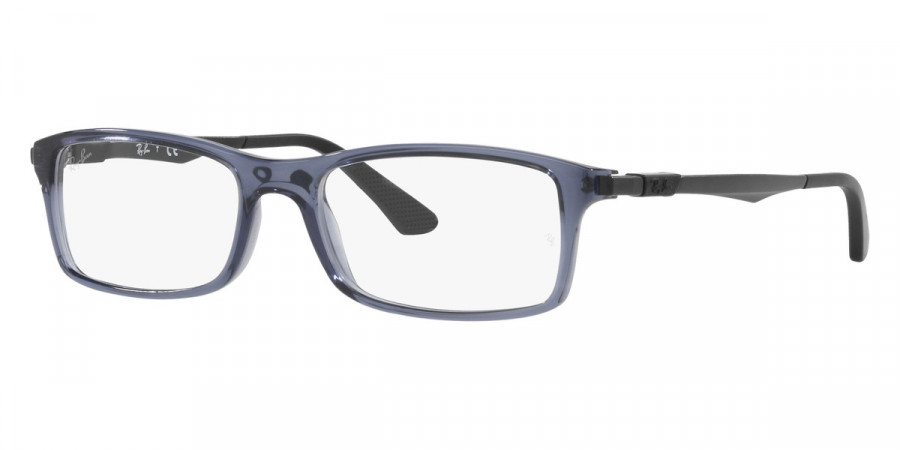 Color: Transparent Blue (8122) - Ray-Ban RX7017812254