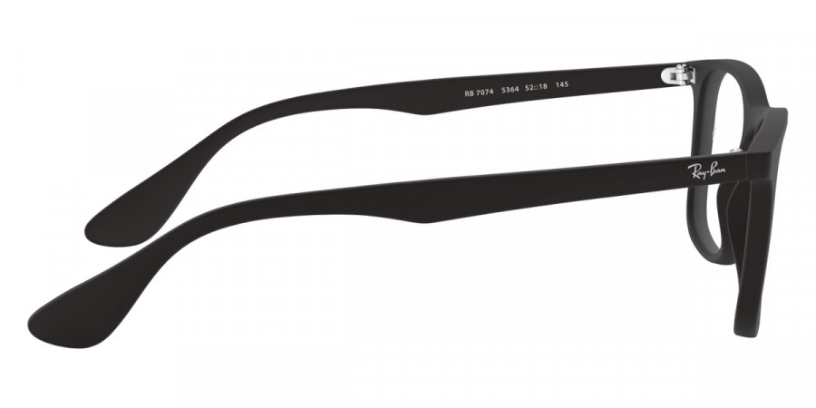 Color: Rubber Black (5364) - Ray-Ban RX7074536450