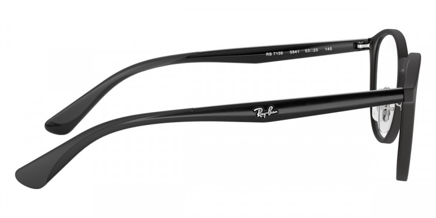 Color: Matte Black (5841) - Ray-Ban RX7156584153