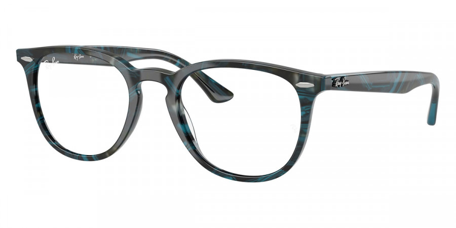 Ray-Ban™ RX7159 8394 50 - Transparent Fantasy Blue/Gray