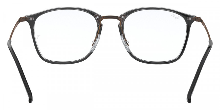 Color: Top Black on Transparent (5882) - Ray-Ban RX7164588252