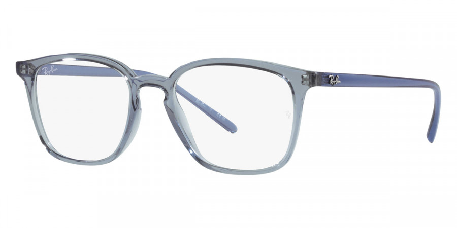 Color: Transparent Dark Blue (8235) - Ray-Ban RX7185823552