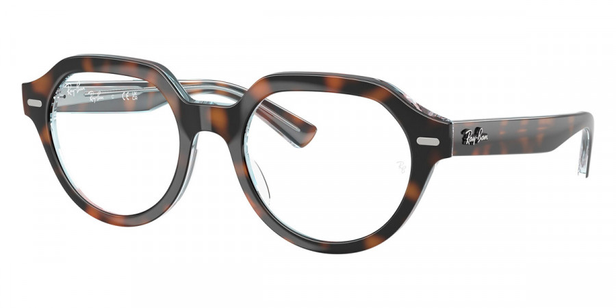 Ray-Ban™ Gina RX7214 8401 49 - Dark Havana on Multicolor