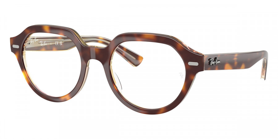 Ray-Ban™ Gina RX7214 8402 51 - Light Havana on Multicolor