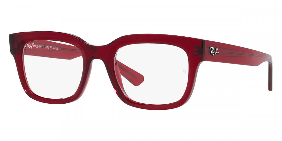 Color: Transparent Red (8265) - Ray-Ban RX7217826554