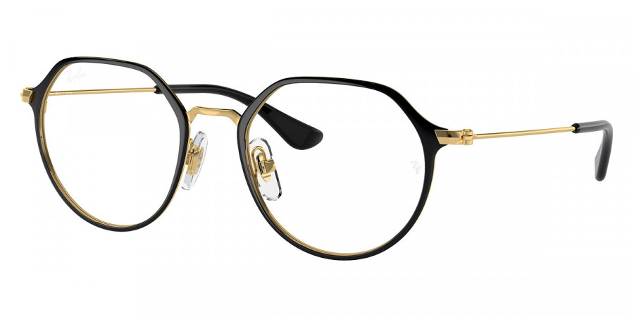 Ray-Ban™ RY1058 4086 47 - Black on Gold