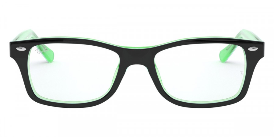 Ray-Ban™ RY1531 3764 46 - Black On Green Transparent