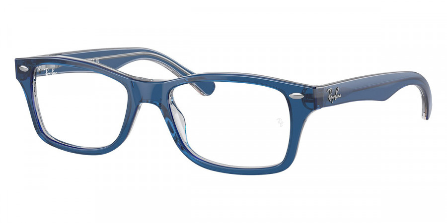 Ray-Ban™ RY1531 3959 48 - Top Dark Blue and Brown and Light Gray