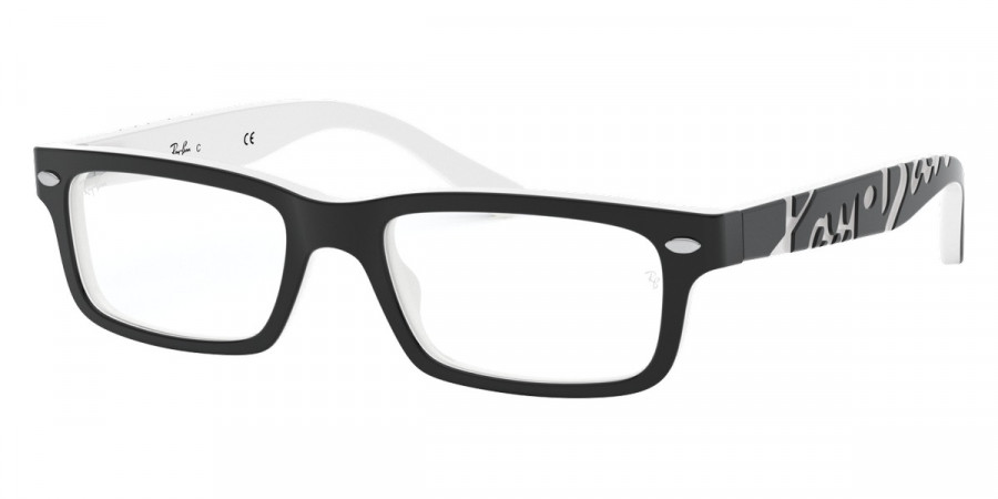 Color: Black On White (3579) - Ray-Ban RY1535357948