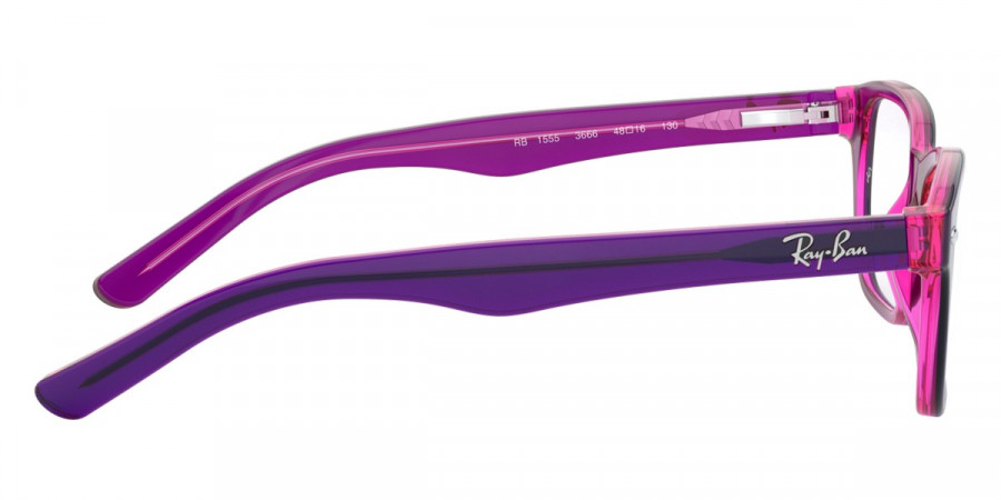 Color: Violet On Fuchsia Fluorescent (3666) - Ray-Ban RY1555366646