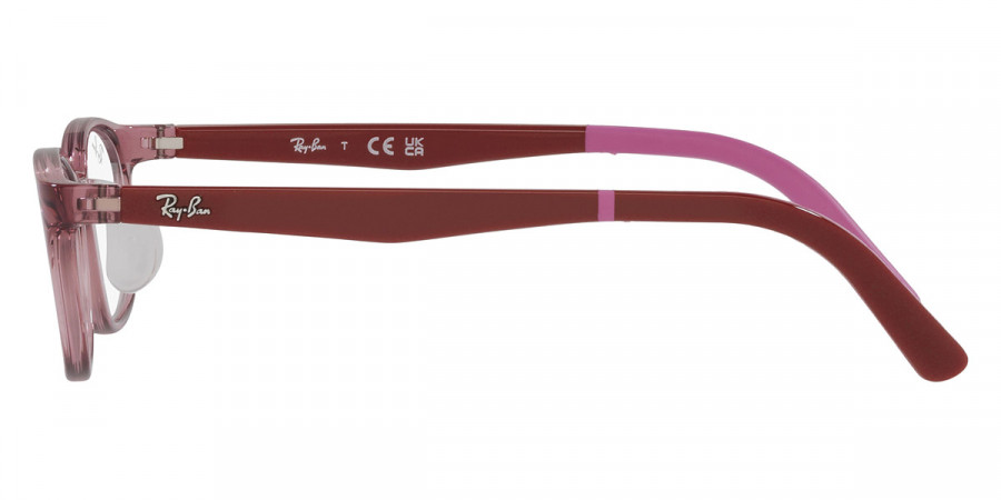 Color: Transparent Pink and Red (3777) - Ray-Ban RY1613D377749