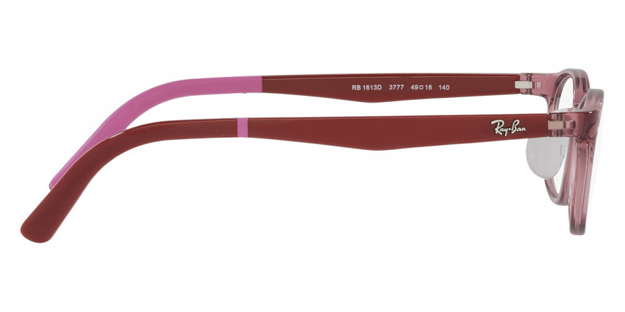 Color: Transparent Pink and Red (3777) - Ray-Ban RY1613D377749