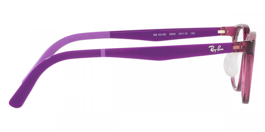 Color: Transparent Purple on Rubber Light Purple (3909) - Ray-Ban RY1614D390949