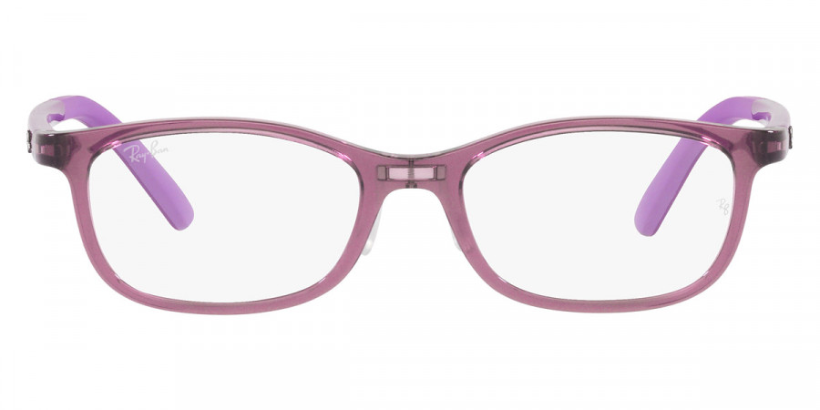 Ray-Ban™ RY1615D 3909 48 - Transparent Purple and Purple on Rubber Light Purple