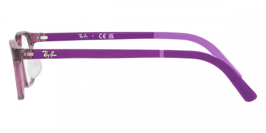 Color: Transparent Purple and Purple on Rubber Light Purple (3909) - Ray-Ban RY1615D390948