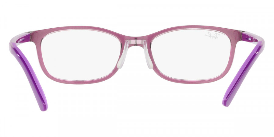 Color: Transparent Purple and Purple on Rubber Light Purple (3909) - Ray-Ban RY1615D390948