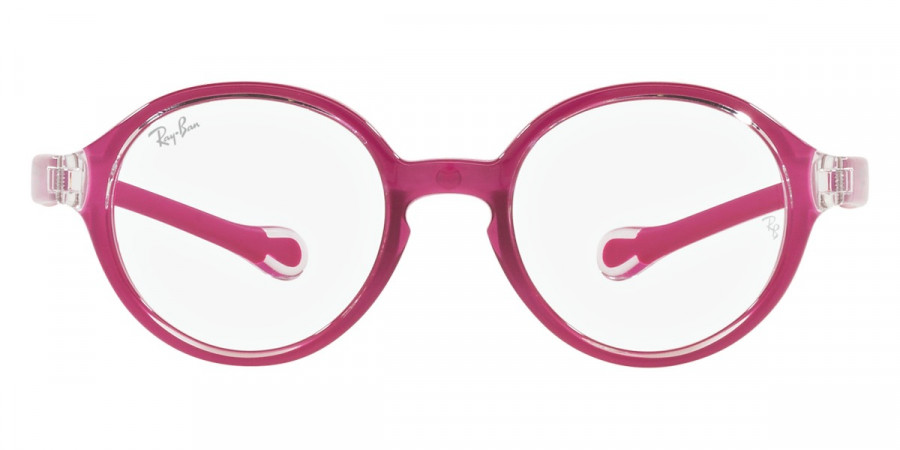 Ray-Ban™ RY9075V 3878 35 - Transparent on Rubber Fuchsia