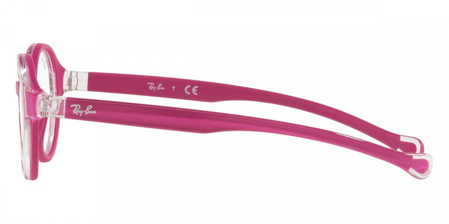 Color: Transparent on Rubber Fuchsia (3878) - Ray-Ban RY9075V387835