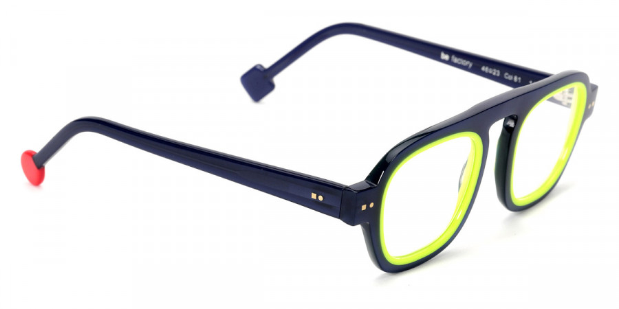 Color: Shiny Navy Blue/Shiny Neon Yellow (81) - Sabine Be SBEFAC8191046