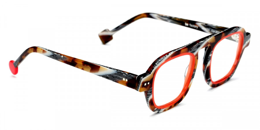 Color: Shiny Vintage Tortoise/Shiny Orange (203) - Sabine Be SBEFAC203109446