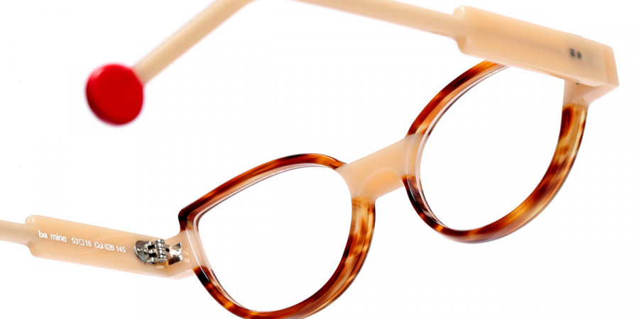 Color: Shiny Blonde Veined Tortoiseshell/Shiny Peach (626) - Sabine Be SBEMIN626195053