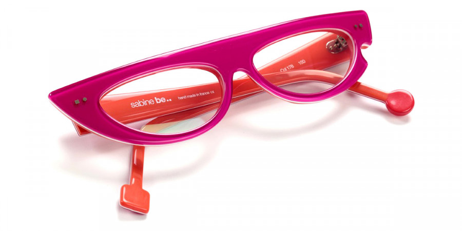 Sabine Be™ Be Muse 178 52 - Shiny Translucent Fuchsia/White/Shiny Orange