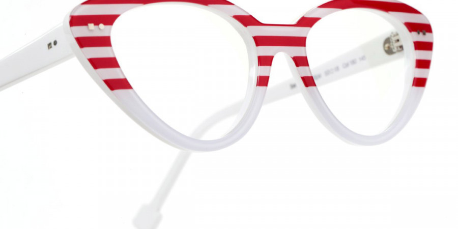 Color: Shiny Red Fat Stripes/Shiny White (180) - Sabine Be SBEPRESTRI180104953