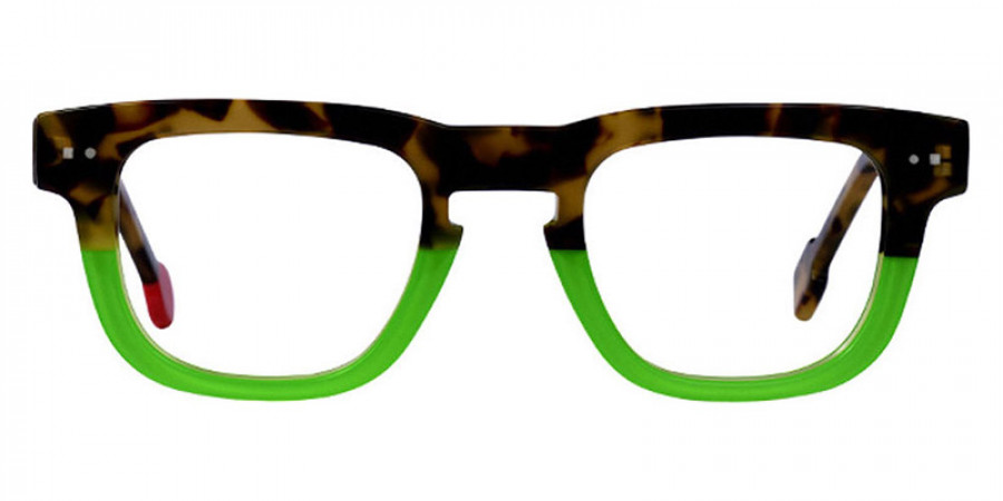 Color: Khaki Tortoise/Shiny Neon Green (218) - Sabine Be SBESWA218140147