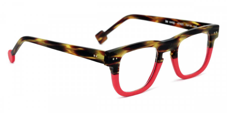 Color: Matte Veined Tortoise/Matte Red (54) - Sabine Be SBESWA5487047