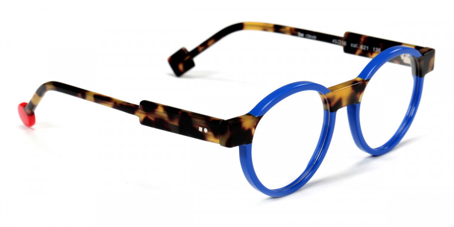 Color: Shiny Majorelle Blue/Shiny Tokyo Tortoiseshell (631) - Sabine Be SBEMCLEV631194545